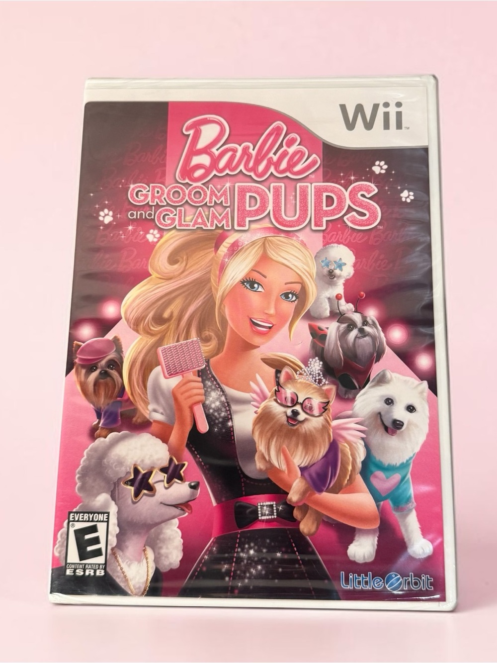 Barbie Groom and Glam Pups Nintendo Wii game New Sealed